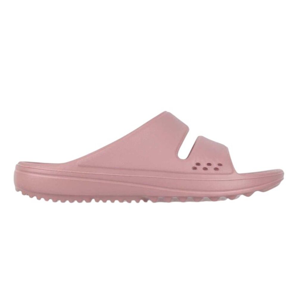 Hot Tuna Womens/Ladies EVA Double Strap Flat Sliders / Pink